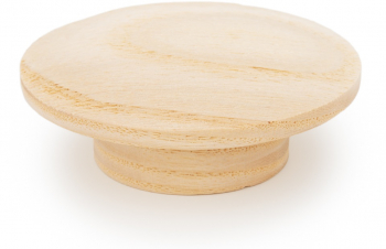 Buton din lemn pentru mobilier Echo finisaj natur periat 