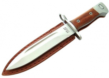 Cutit tip baioneta IdeallStore® AK Military Surplus camping si vanatoare 25 cm husa inclusa 