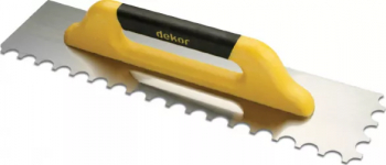 Gletiera profesionala Dekor pentru marmura inox maner ergonomic 485 x 120 mm 