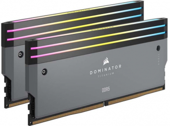 Memorie Corsair Dominator Titanium RGB Grey 32GB 6000MHz CL30 Dual Channel Kit 