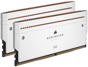 Memorie Corsair Dominator Titanium RGB White 48GB 6000MHz CL30 Dual Channel Kit 