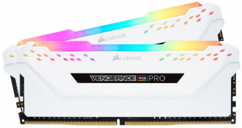Memorie Corsair Vengeance RGB PRO White 32GB DDR4 3200MHz CL16 Dual Channel Kit 