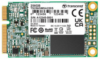SSD Transcend 220S 256GB SATA-III mSATA 