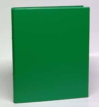 Caiet Mecanic 2 Inele - D25mm Coperti Carton Plastifiat Pvc A4 Aurora - Verde 