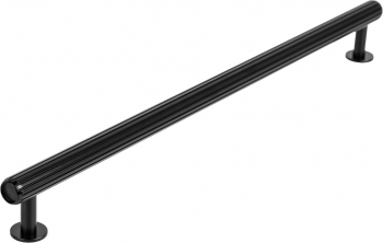 Maner pentru mobila Rille finisaj negru periat L 350 mm 