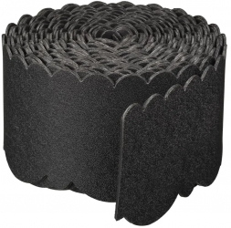 Nature Borduri de gradina 0 13 x 12 m 3 mm negru 