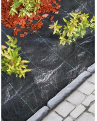 Nature Folie antiburuieni pentru sol negru 2x10 m 