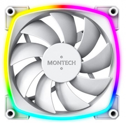 Ventilator radiator Montech AX120 PWM ARGB 120mm White VEMTAX120PWMWH 