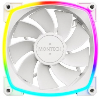 Ventilator / radiator Montech RX120 PWM 120mm ARGB White VEMTRX120WH 
