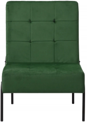 vidaXL Scaun de relaxare verde inchis 65x79x87 cm catifea 