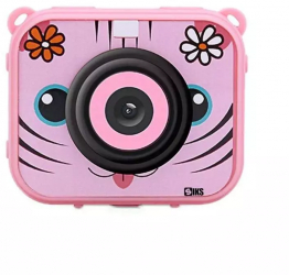 Camera Video Sport SIKS Jocuri Incluse Camera Digitala Subacvatica Pentru Copii 2.0 full HD Carcasa Inclusa Roz
