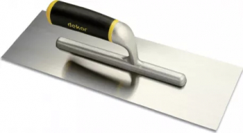 Gletiera profesionala Dekor inox maner ergonomic aluminiu 350 x 120 mm 