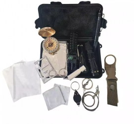 Kit Supravietuire 12 In 1 SIKS cu Ustensile Multifunctionale Set Ideal pentru Pentru Excursii Drumetii Camping Pescuit Vanatoare Calat 