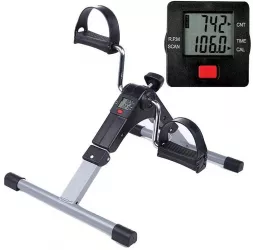 Mini bicicleta 2 in 1 pentru antrenament fitness recuperare computer lcd pliabila 