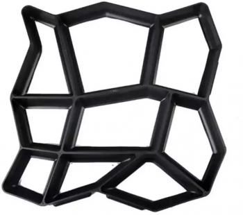 Sablon SIKS Pentru Placi Pavaj Matrita Pentru Turnat Pavele Din Beton Plastic Negru 