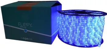 Instalatie Craciun 84 m 2016 Led-uri Furtun Luminos Albastru Transformator 8 jocuri de lumini Sectionabila 220 V Flippy 