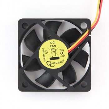 Ventilator de racire Gembird Aluminiu Cu rulment 12 V Negru