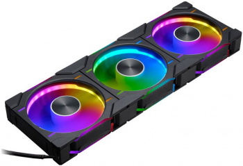 Ventilator / radiator Phanteks D30-120 Regular RGB PWM 120mm Three Fan Pack Black 