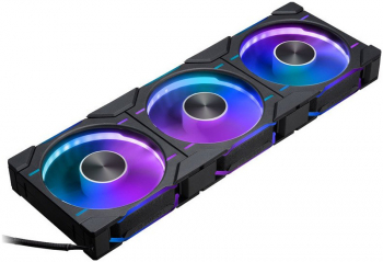Ventilator / radiator Phanteks D30-120 Reverse RGB PWM 120mm Three Fan Pack Black 