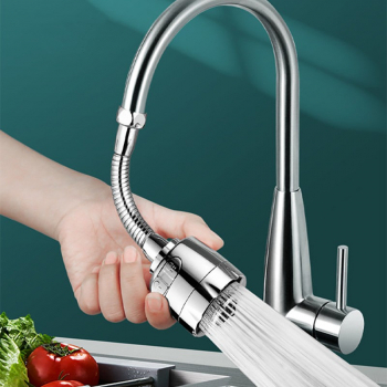 Adaptor flexibil pentru chiuveta rotire 360 functii de filtrare de economisire al apei 3 moduri de ajustare al jetului fabricat din abs 