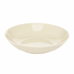 Farfurie adanca 22cm portelan bej AMBITION Linea 