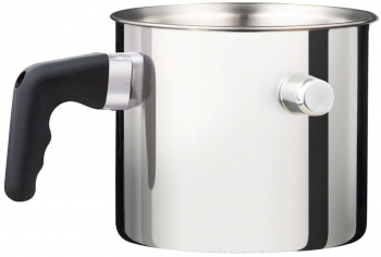 Oala inox pentru fiert lapte cu perete dublu 14cm 1.7L AMBITION Vikos 