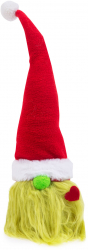 Figurina Decorativa Spiridus Scandinav de Craciun Model Grinch de 40 cm Culoare Verde 