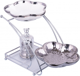 Tava fructe TRENDY and rsquo S cu doua nivele 20 X 20 CM 