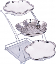 Tava fructe TRENDY and rsquo S cu trei nivele 20X 20X20 CM 