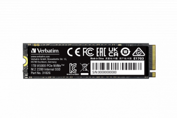 Solid State Drive (SSD) Verbatim Vi5000 M.2 PCIe NVMe 1TB PCI Express Gen4 31826 