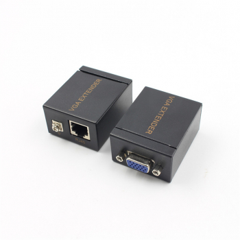 Adaptor HOPE R VGA la RJ45 pentru extindere semnal video pana la 60m cu transmitator si receiver RJ45 Ethernet Cat5/6 rezolutie 1080p