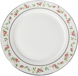 Set 6 farfurii portelan Roses II 21x2 cm 