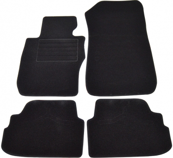 Covorase mocheta BMW Seria 1 E82 2007- 2 Usi Coupe si modelul E81 cu 3Usi 2007- Negre set de 4 bucati 