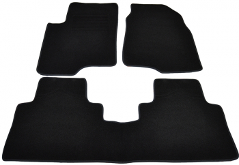Covorase mocheta Chevrolet CAPTIVA 7/2006- Negru set de 3 bucati 