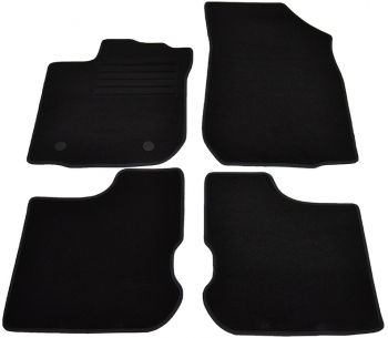 Covorase mocheta Dacia Sandero 09/2008- Negru set de 4 bucati 