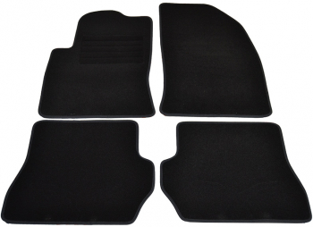 Covorase mocheta Ford Fiesta 5 5/2002-8/2008 3/5usi si Fiesta 6 9/2008-2/2011 Negru set de 4 bucati 