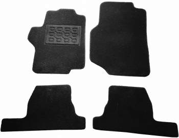 Covorase mocheta Peugeot 1007 12/2004-> 2009 Negre set de 4 bucati 