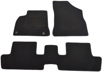 Covorase mocheta Peugeot 3008 5/2009- presuri BestAutoVest culoare Negru 3 buc. 