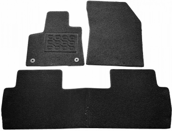 Covorase mocheta Peugeot 5008 2 2016-> prezent Negre set de 3 bucati 