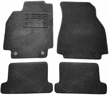 Covorase mocheta Renault Megane 2 Cc 2002-2008 Negre set de 4 bucati 