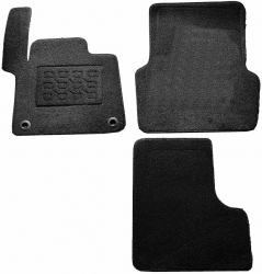 Covorase mocheta Toyota Proace 2 Furgon 2016-> prezent 2 locuri Fix Oval Negre set de 3 bucati 