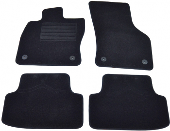 Covorase mocheta VW Golf 7 VARIANT Combi 5Usi 2012- Negru set de 4 bucati