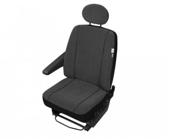 Husa auto scaun sofer microbuz Scotland compatibila cu scaune cu Airbag pentru Citroen Jumper Fiat Ducato Iveco Daily Mercedes Sprinter 