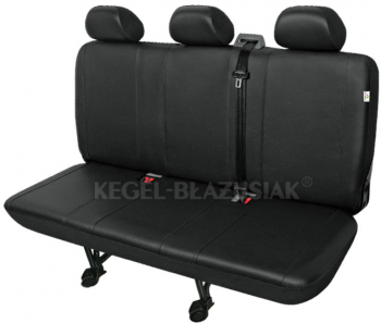 Husa bancheta microbuz 3 locuri din piele ecologica pentru Jumper Jumpy Fiat Ducato Scudo Ford Transit Iveco daily Sprinter Vito Nissan 