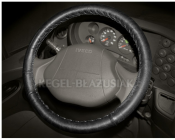 Husa volan cu snur din piele VAN CLASSIC B-size 40-42cm 