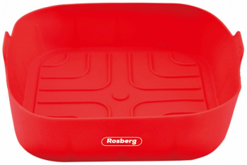 Matrita silicon for Airfryer Rosberg R51980SSN 18x18x5 cm Rosu 