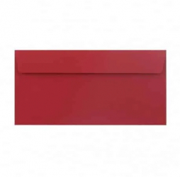 Plic DL color siliconic DACO Rosu Christmas. 25 buc/set 