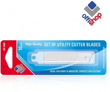 Rezerve Cutter 18 Mm 10buc/blister - OF089 OFFISHOP 