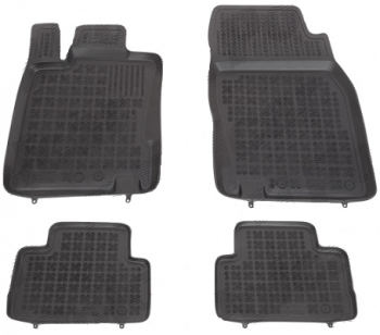 Set covorase auto din cauciuc Nissan Qashqai 2 J11 dupa 2014 presuri tip tavita marca Rezaw Plast 