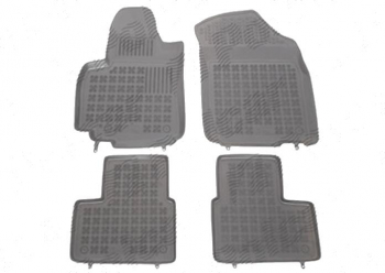 Set covorase auto din cauciuc Sx4 Ey/Gy 05.2006-05.2013 Fiat Sedici Fy/Gy 03.2006- negru polietilena PE 4 bucati 